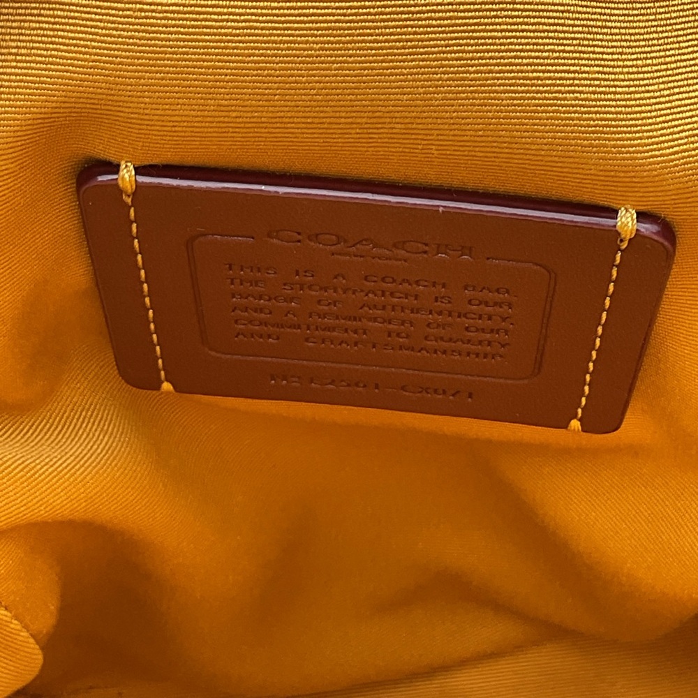 Coach Men's Racer Sling - Mandarin Orange NWT - Picture 10 of 11